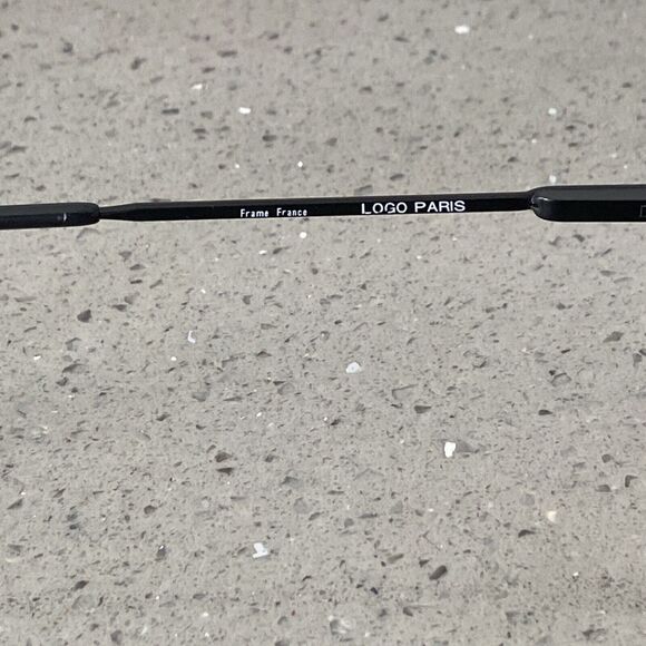 LOGO PARIS LM 132 002 AVIATOR Eyeglasses Eyewear FRAMES ONLY 58-18-145 France - Picture 6 of 8